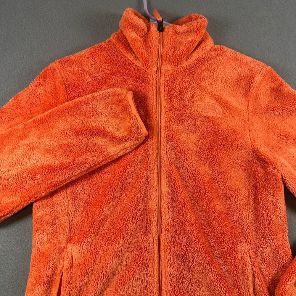 The North Face Womens Osito Fleece Jacket Orange Full Zip NF0A7UQJ S